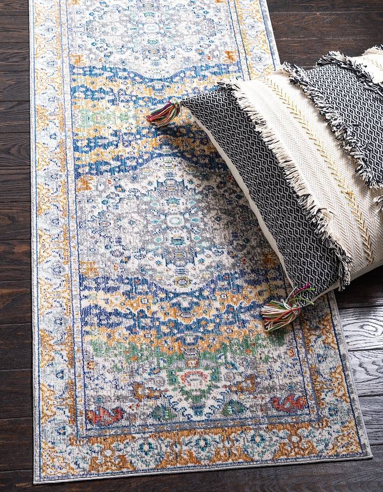 Turner - Gray & Blue Area Rug