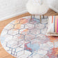 Reuben - Hexagon Pattern Color Blend Rug
