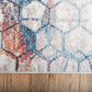 Reuben - Hexagon Pattern Color Blend Rug