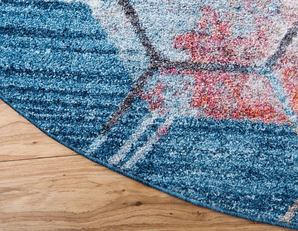 Reuben - Hexagon Pattern Color Blend Rug