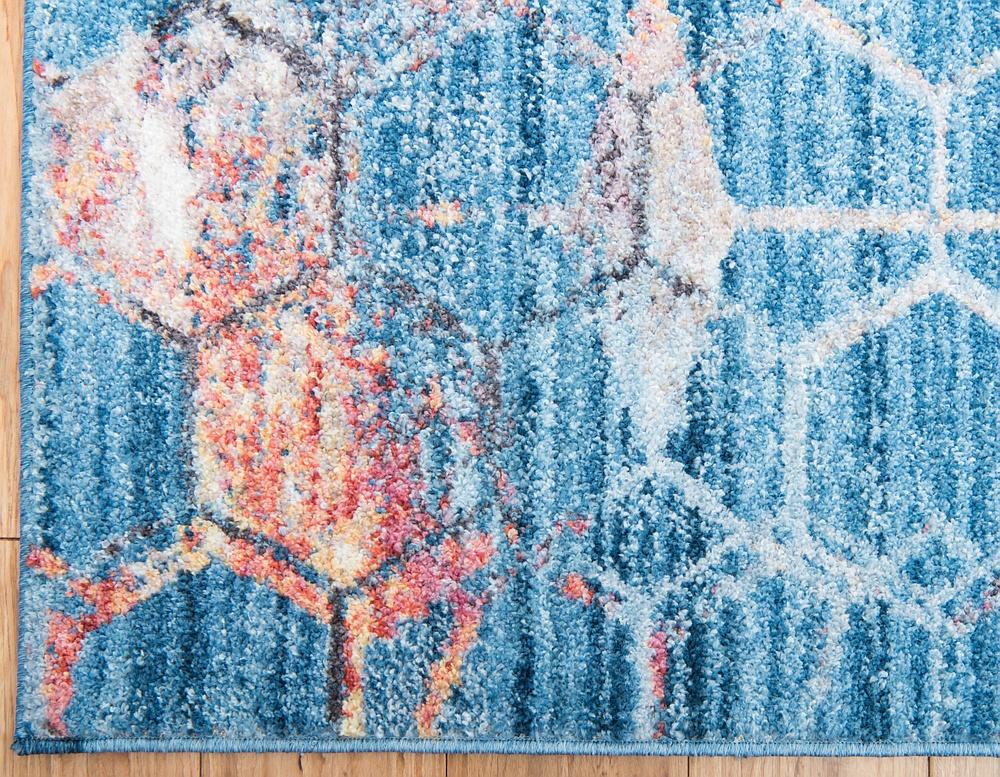 Reuben - Hexagon Pattern Color Blend Rug