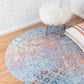Devan - Rainbow Square Pattern Rug