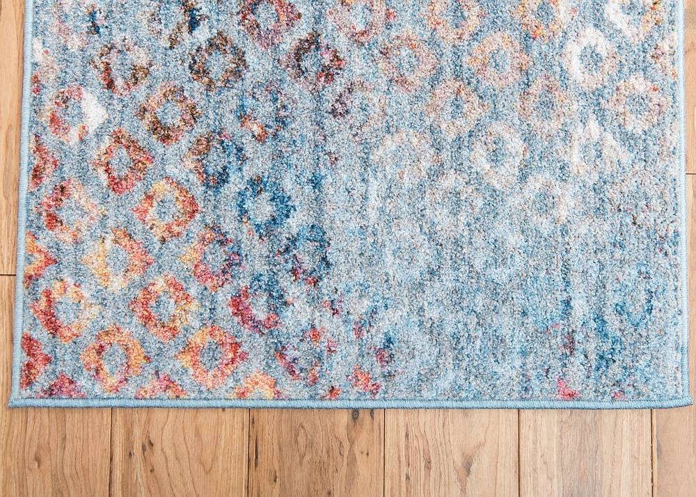 Devan - Rainbow Square Pattern Rug