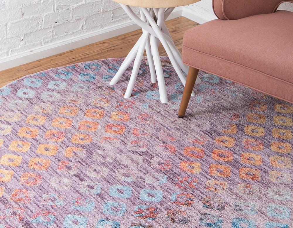Devan - Rainbow Square Pattern Rug