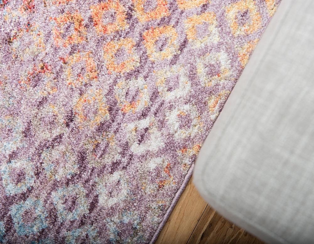 Devan - Rainbow Square Pattern Rug