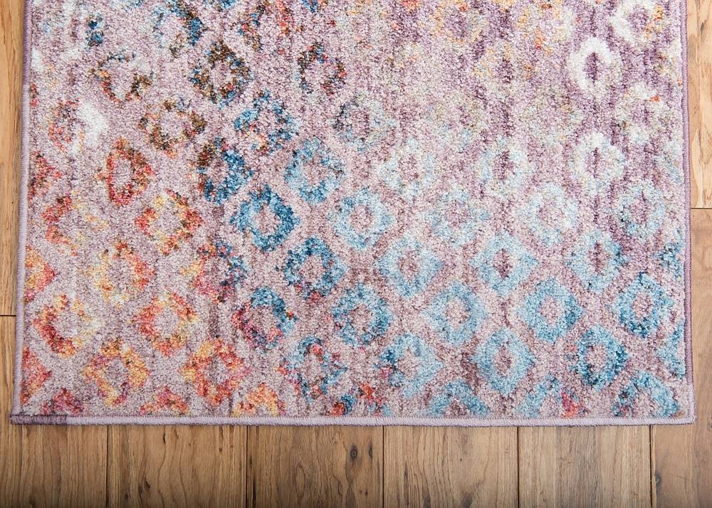 Devan - Rainbow Square Pattern Rug