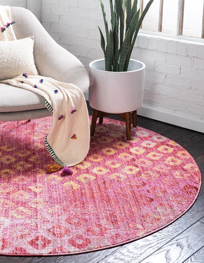 Devan - Rainbow Square Pattern Rug