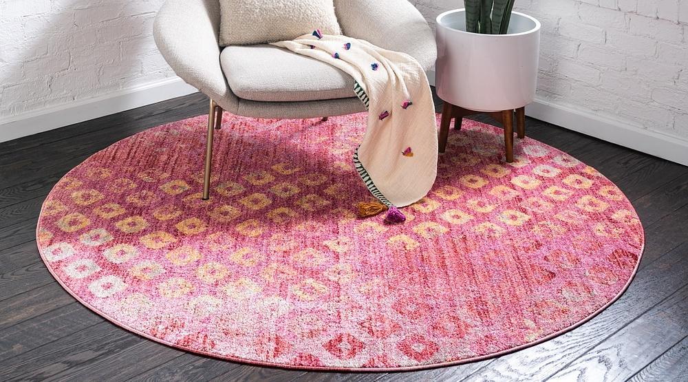 Devan - Rainbow Square Pattern Rug