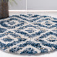 Roderick - Diamond Pattern Shaggy Rug