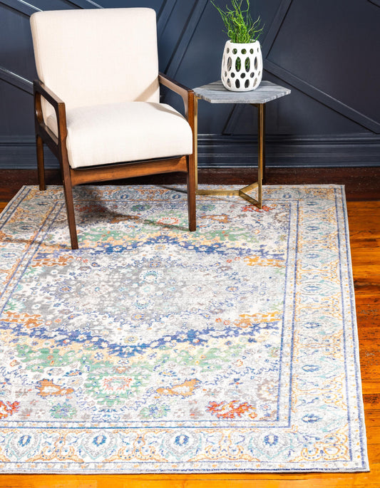 Turner - Gray & Blue Area Rug
