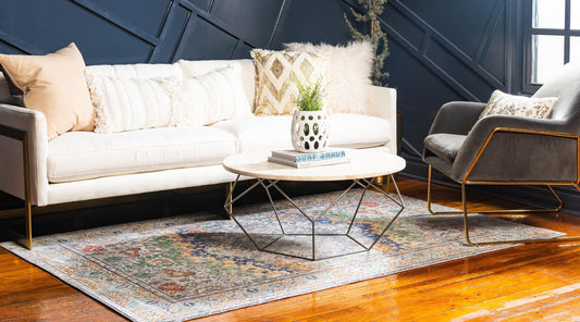 Turner - Gray & Blue Area Rug