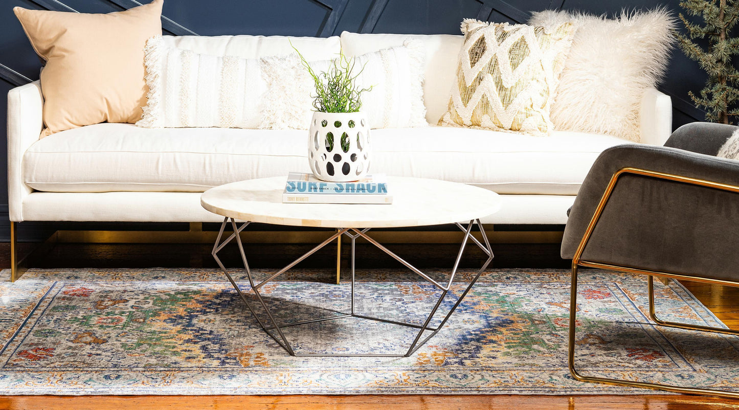 Turner - Gray & Blue Area Rug