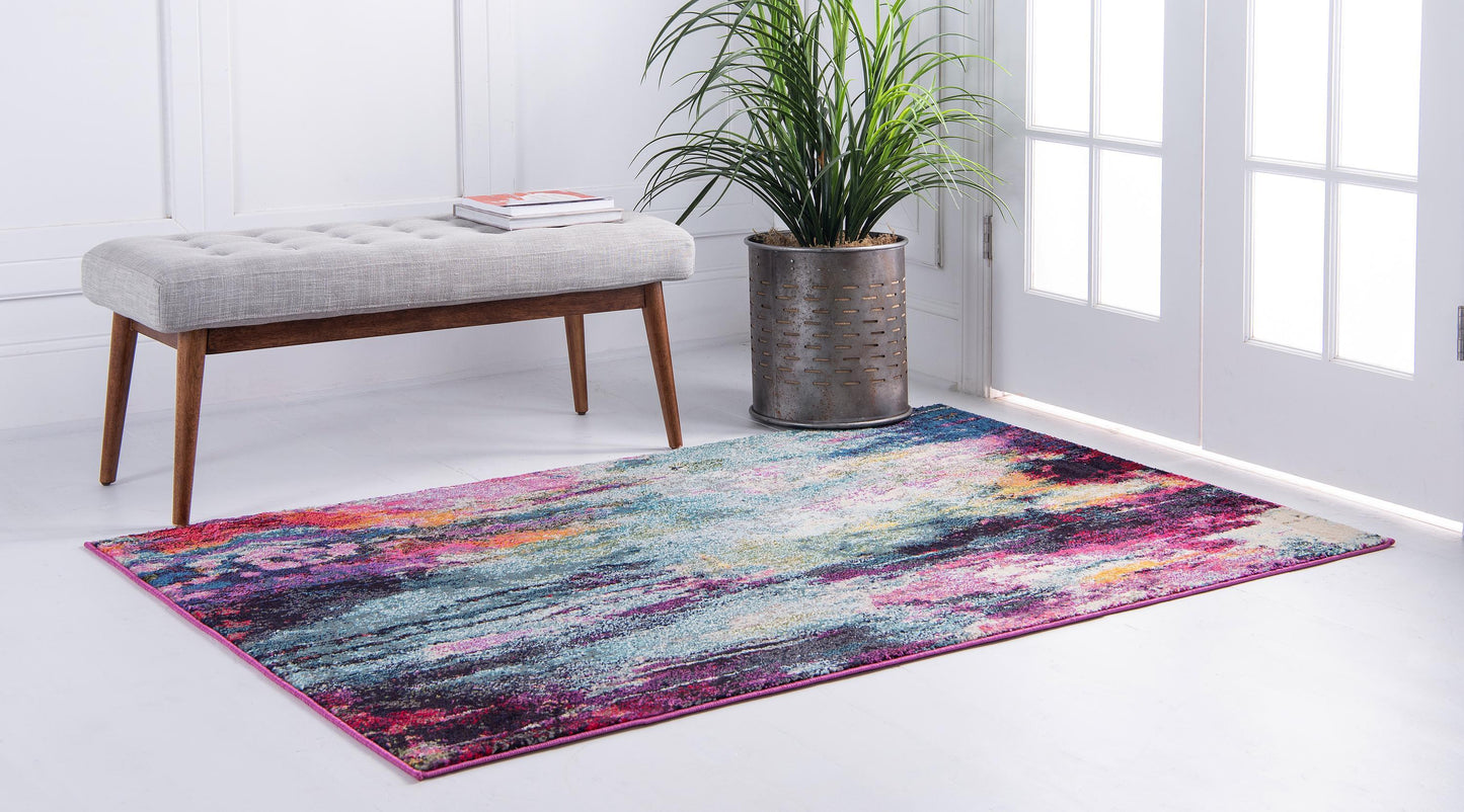Corban - Watercolor Purple Blend Rug