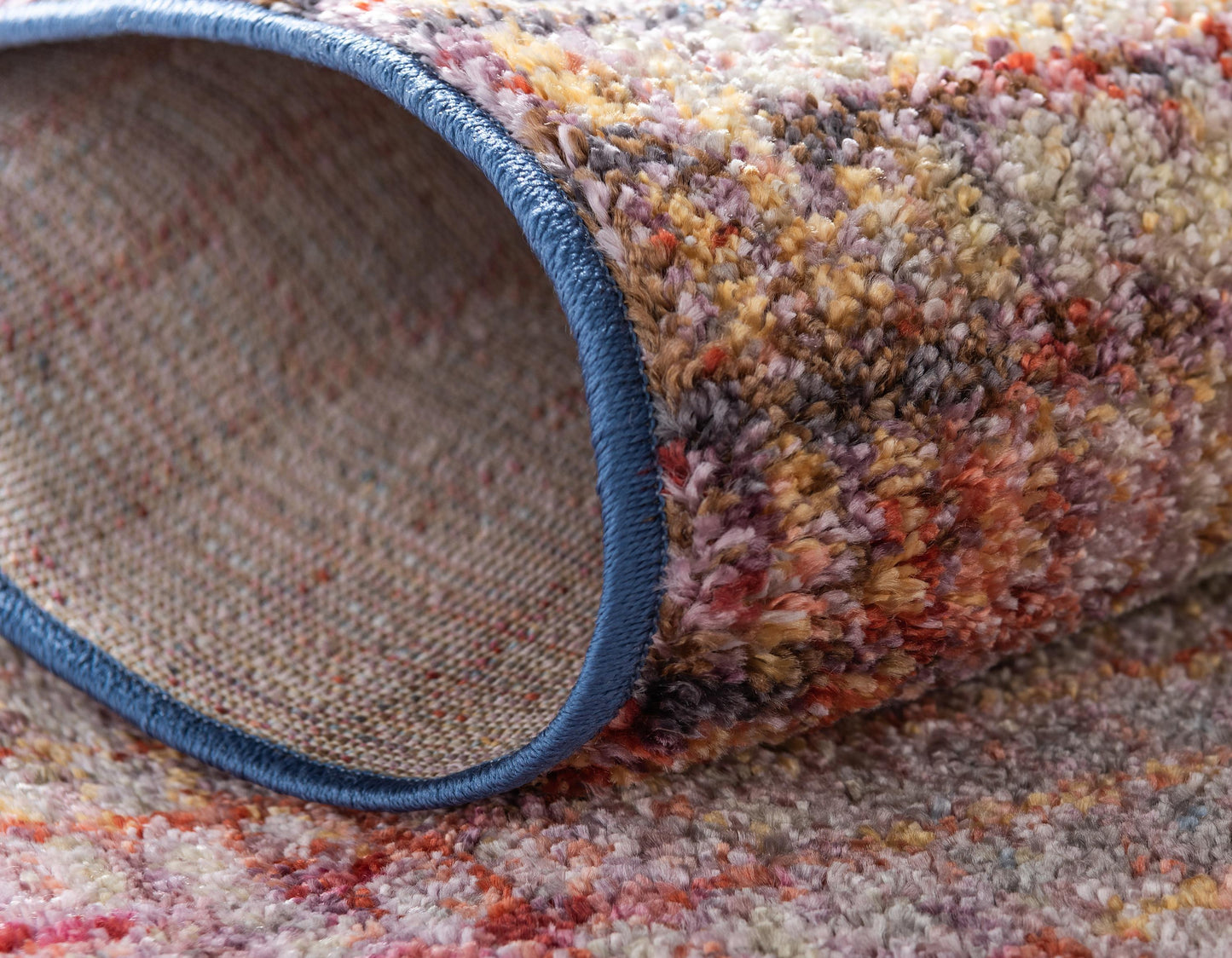Gaige - Modern Faded Grid Soft Rug