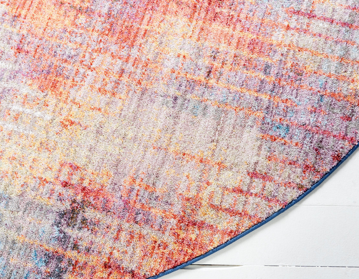 Gaige - Modern Faded Grid Soft Rug