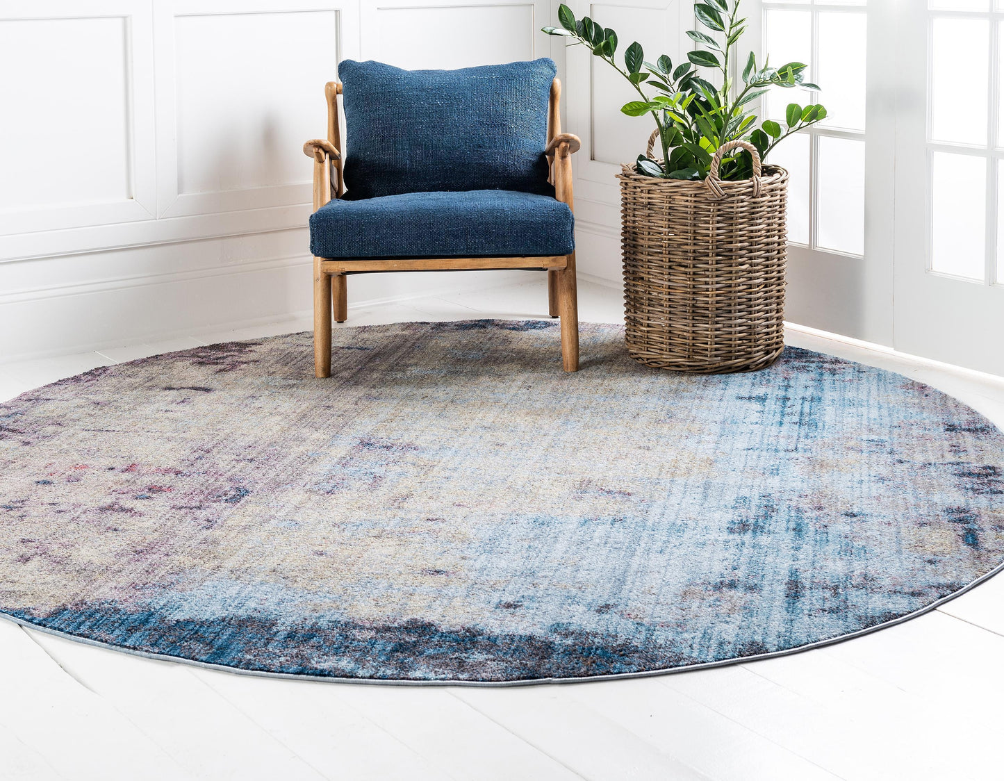 Deon - Blue Gray Area Rug