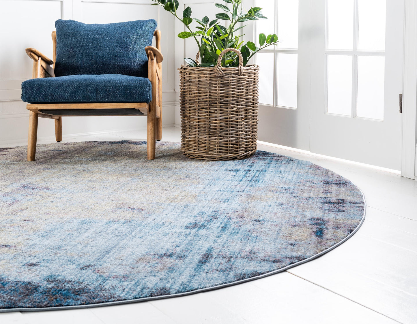 Deon - Blue Gray Area Rug