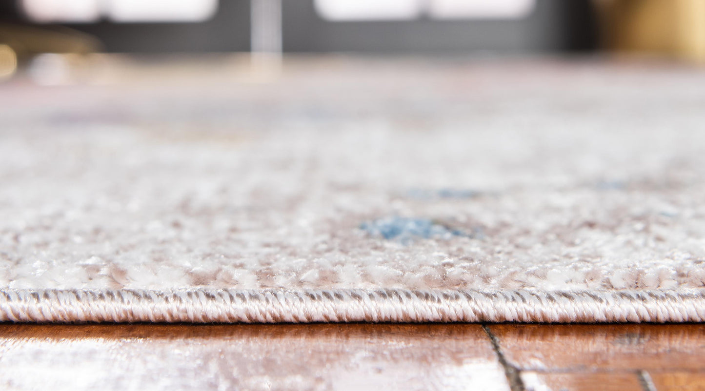 Ethen - Modern Gray Color Splash Rug