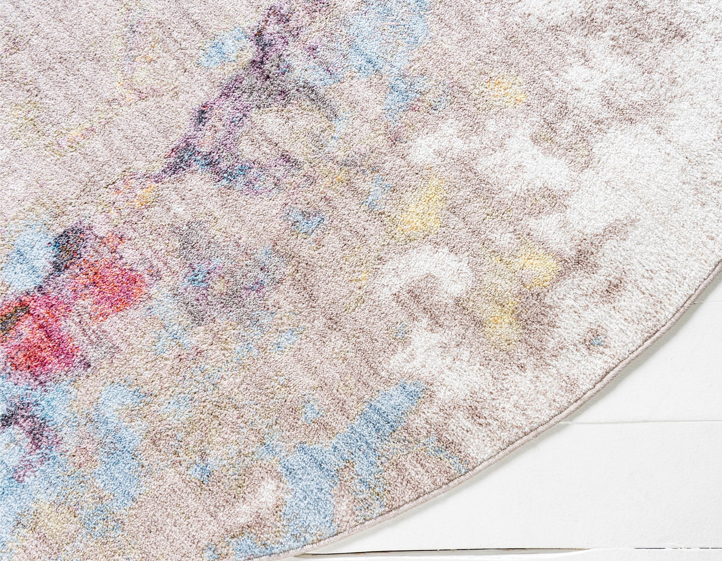 Ethen - Modern Gray Color Splash Rug