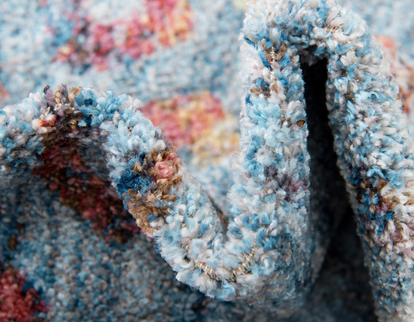 Devan - Rainbow Square Pattern Rug