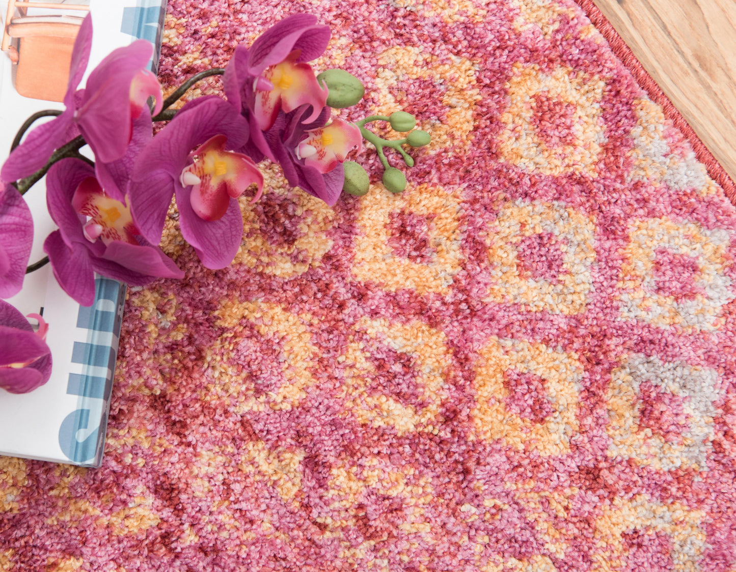 Devan - Rainbow Square Pattern Rug