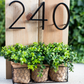 Modern House Numbers