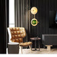 Wattle - Circular Modern Art Deco Wall Lamp