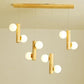 Prescott - Modern Wooden Bulb Chandelier