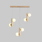 Prescott - Modern Wooden Bulb Chandelier