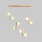 Prescott - Modern Wooden Bulb Chandelier