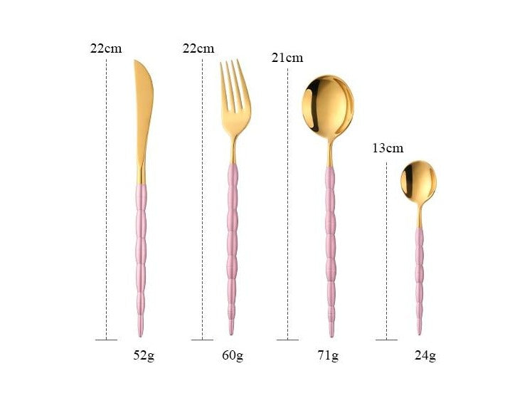 Grecia - Luxury Unique Handle Cutlery Set