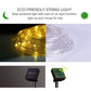 LED Solar Tube String Garden Lights