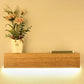 Eliana - Modern Wood Oak Shelf & Lamp
