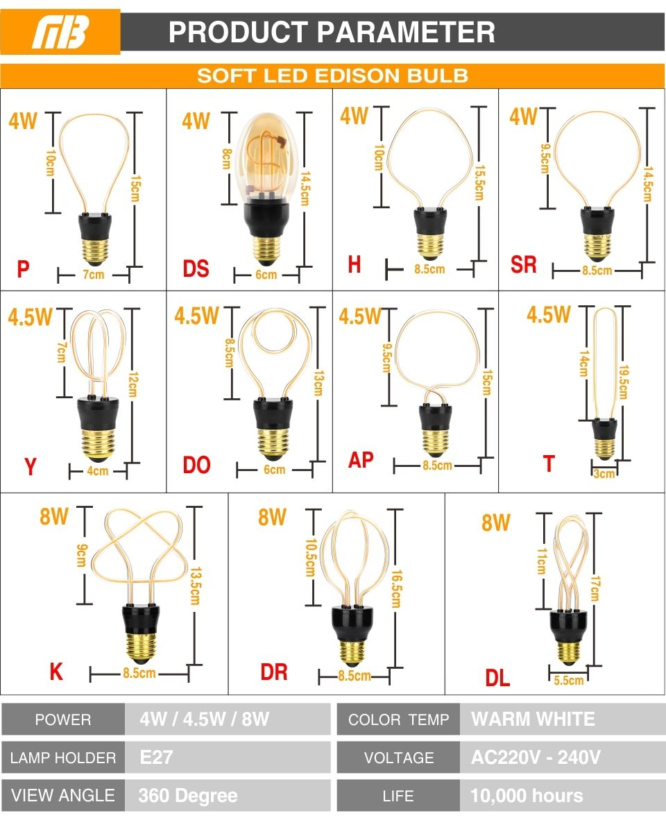 Jax - Classic Vintage LED Light Bulb