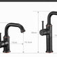 Anaia - Vintage Style Brass Bathroom Faucet