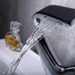 Annetta - Modern Chrome Plated Solid Brass Waterfall Spout Bathroom Faucet