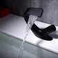 Annetta - Modern Chrome Plated Solid Brass Waterfall Spout Bathroom Faucet
