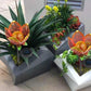 Solar Hollowed Flower Garden Pathway Stake Light
