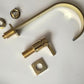 Raffo - Long Tube Two Hole Bathroom Sink Faucet