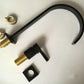 Raffo - Long Tube Two Hole Bathroom Sink Faucet