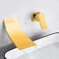 Leon - Chrome Wall Mount Waterfall Flow Single Handle Faucet