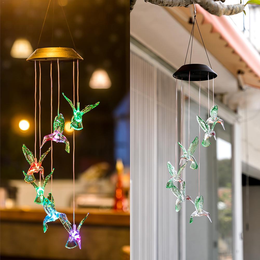 Hummingbird LED Wind Chime