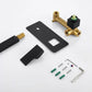 Odell - Luxurious Matte Black Wall Mounted Bathroom Faucet