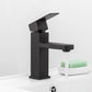 Delmer - Black Stainless Steel Square Bathroom Faucet