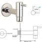 Linus - Chrome Wall Mounted Bathroom Faucet