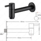 Linus - Chrome Wall Mounted Bathroom Faucet