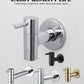 Linus - Chrome Wall Mounted Bathroom Faucet
