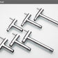 Linus - Chrome Wall Mounted Bathroom Faucet