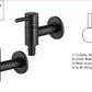 Linus - Chrome Wall Mounted Bathroom Faucet