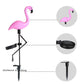 Solar Power Flamingo Garden Lamp